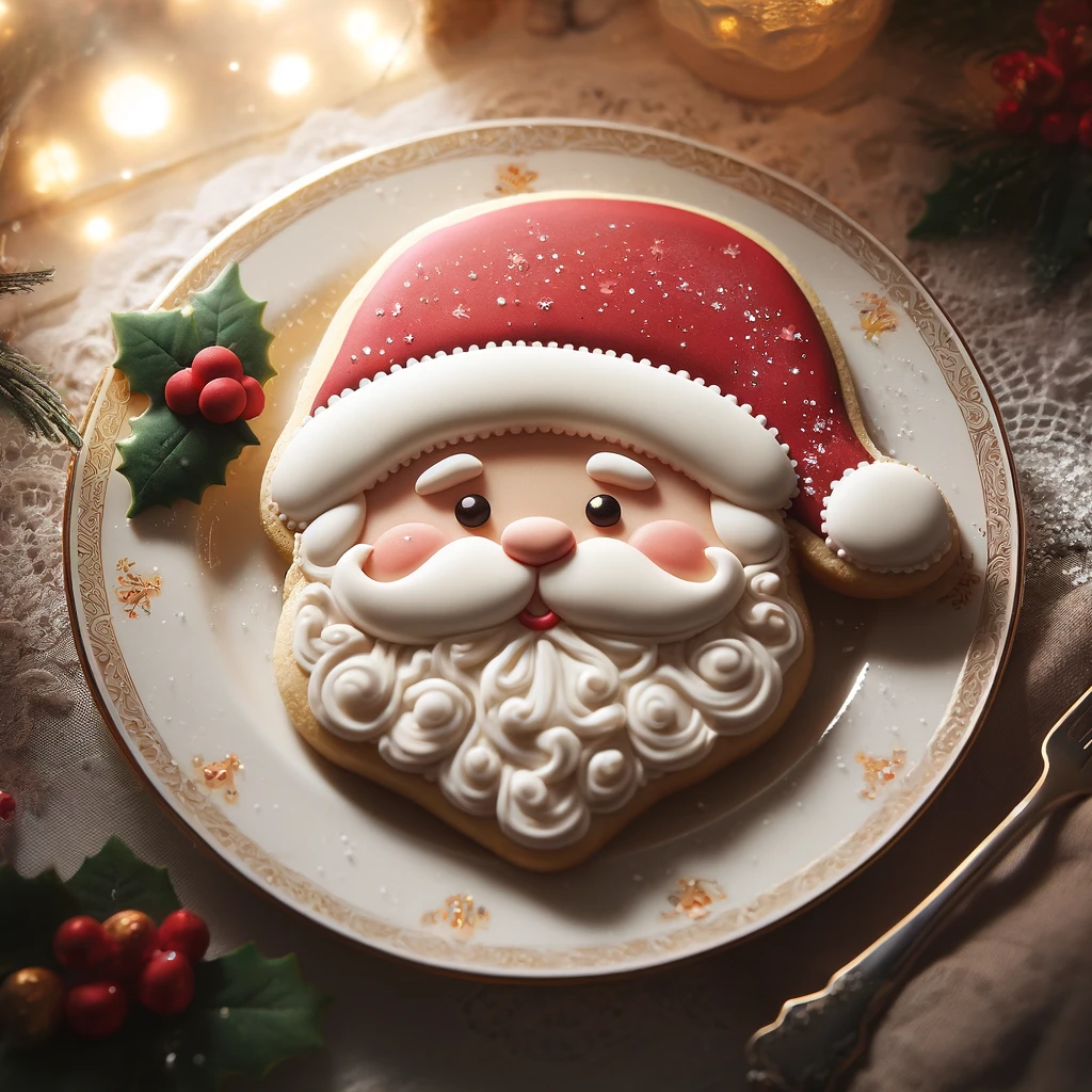 Lot De 5 Emporte-pièces De Noël En Forme De Tête De Père Noël - Acier Inoxydable Pour Biscuits Et Fondant